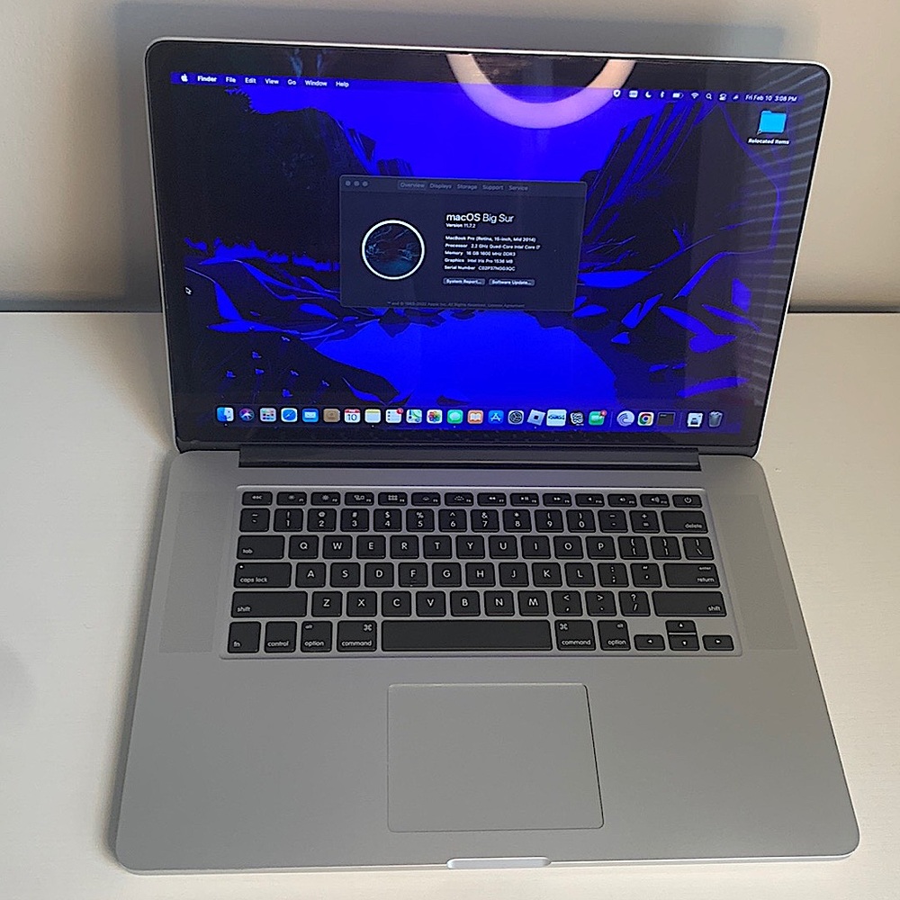 SOLD — Space Gray Mid 2014 15 inch MacBook Pro